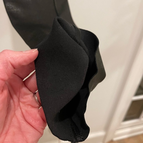 Anon Atelier Designer Black Lambskin Leather Pants Leggings size 4 - Picture 6 of 10